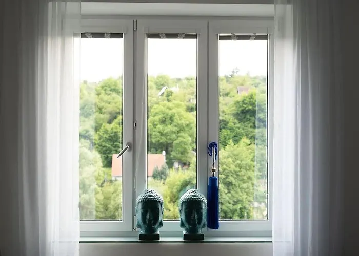 Ruhige Unterkunft Mit Einer Schoenen Aussicht Апартаменты Зноймо